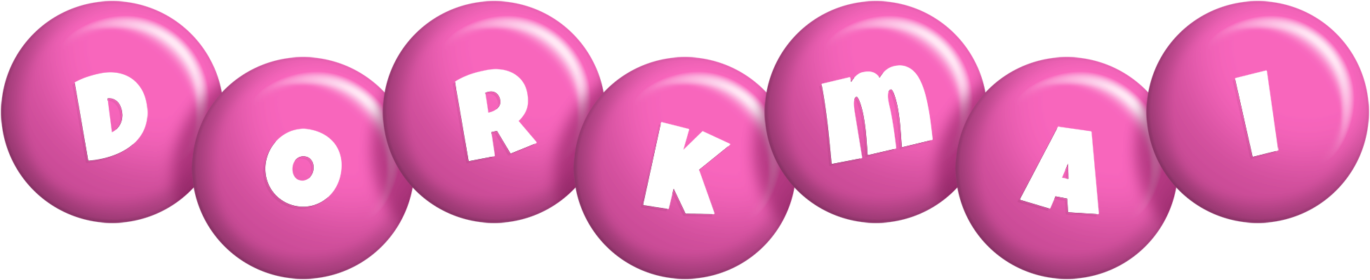 Dorkmai candy-pink logo
