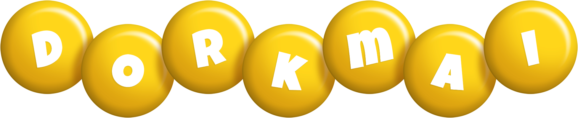 Dorkmai candy-yellow logo