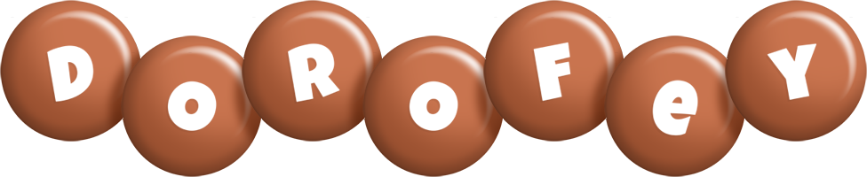 Dorofey candy-brown logo