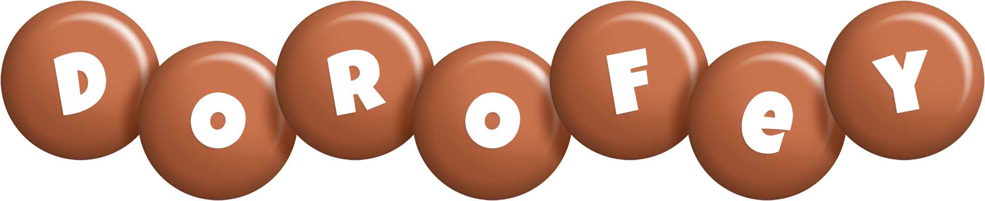 Dorofey candy-brown logo