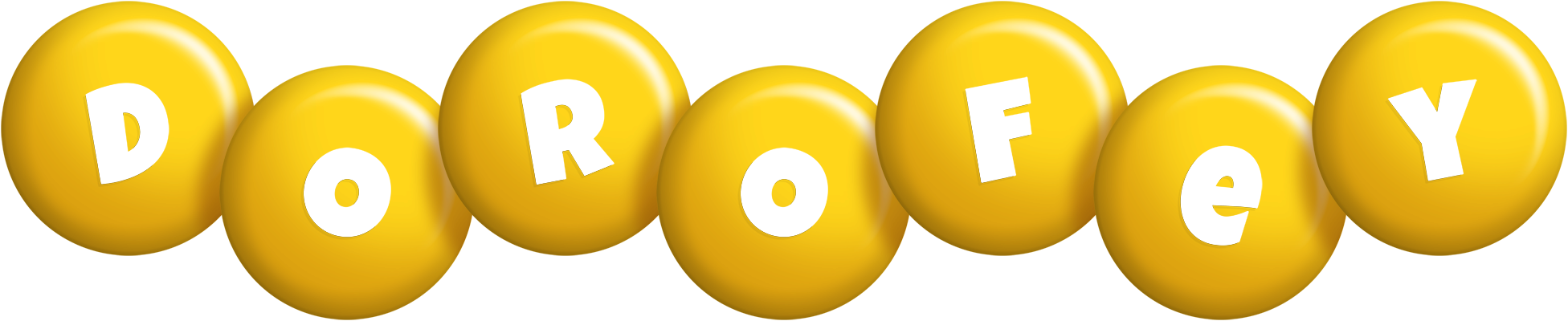 Dorofey candy-yellow logo