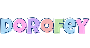 Dorofey pastel logo