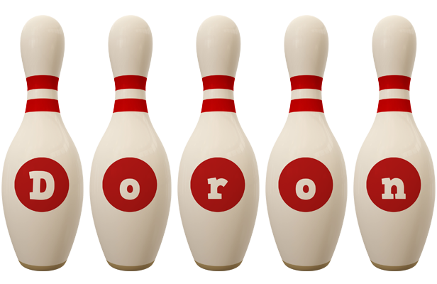 Doron bowling-pin logo