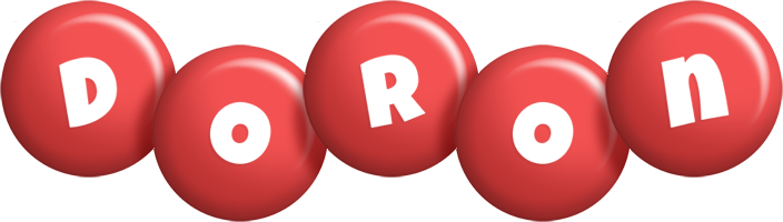 Doron candy-red logo