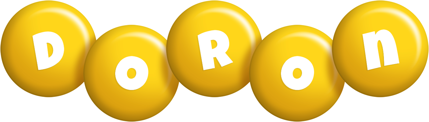 Doron candy-yellow logo
