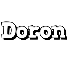 Doron snowing logo