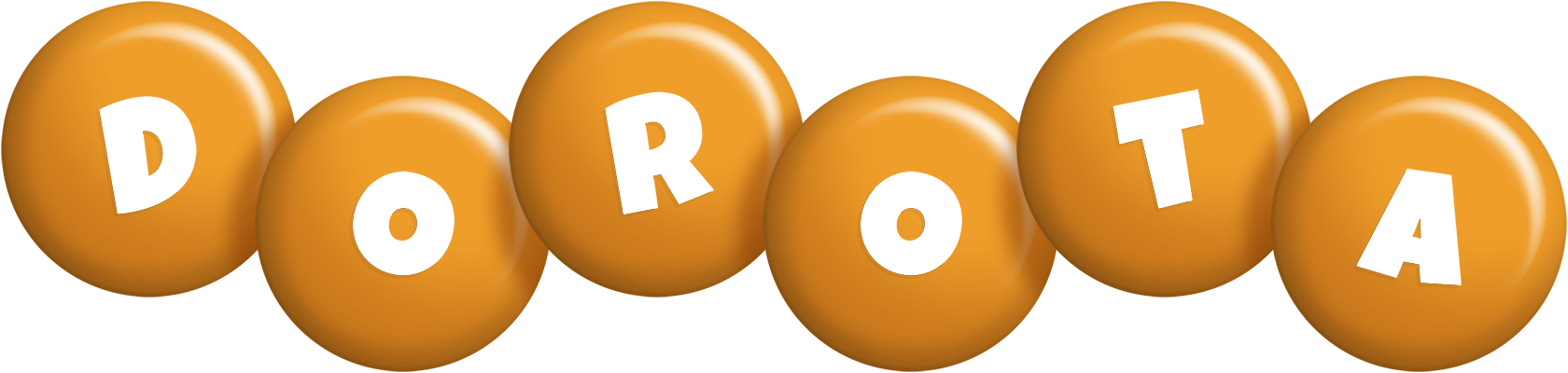 Dorota candy-orange logo