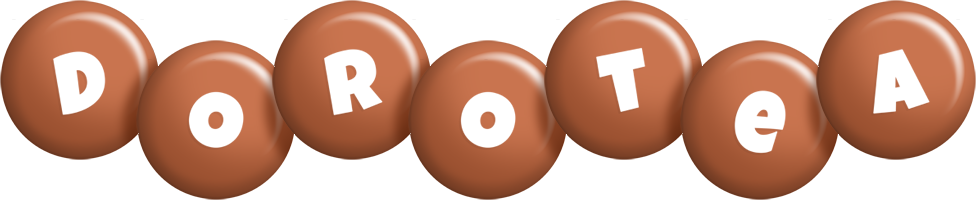 Dorotea candy-brown logo