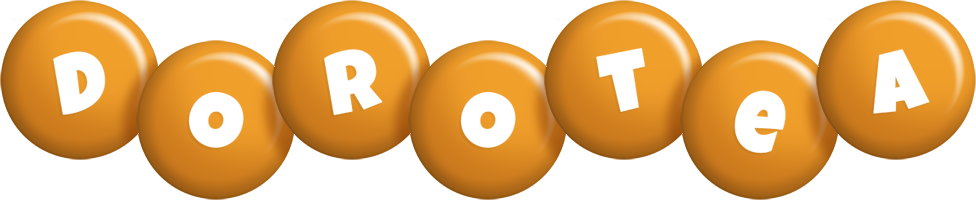 Dorotea candy-orange logo