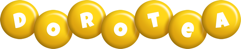 Dorotea candy-yellow logo