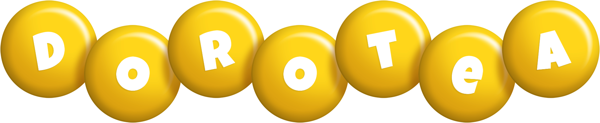 Dorotea candy-yellow logo