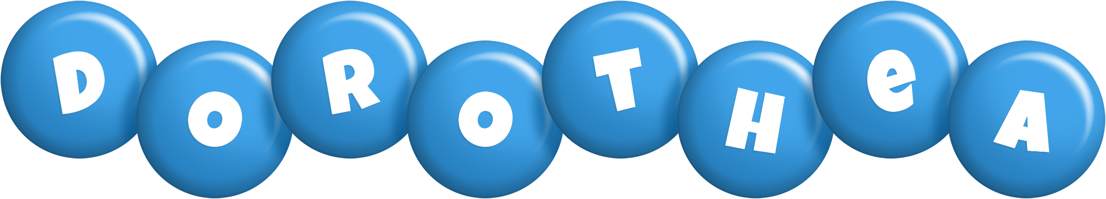 Dorothea candy-blue logo