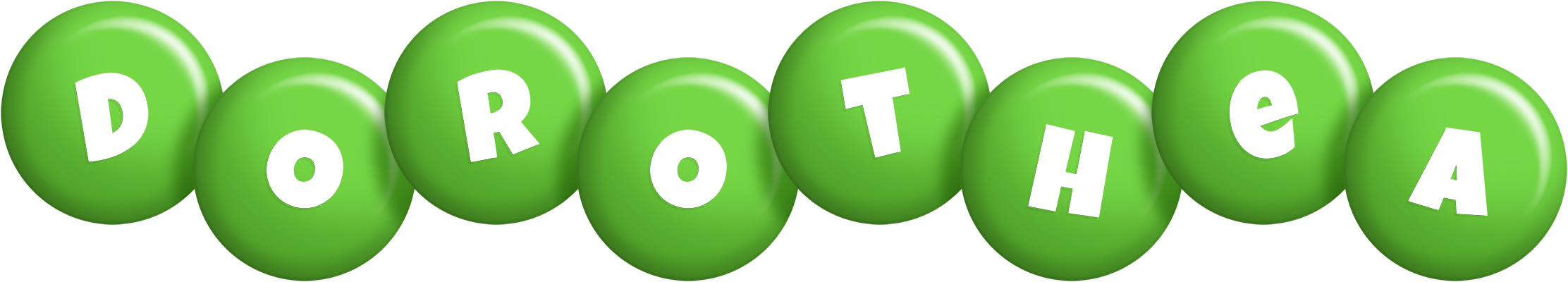 Dorothea candy-green logo