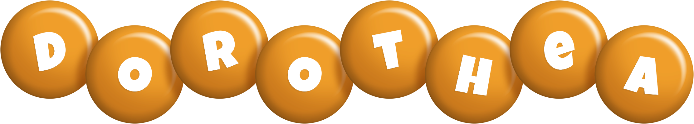 Dorothea candy-orange logo