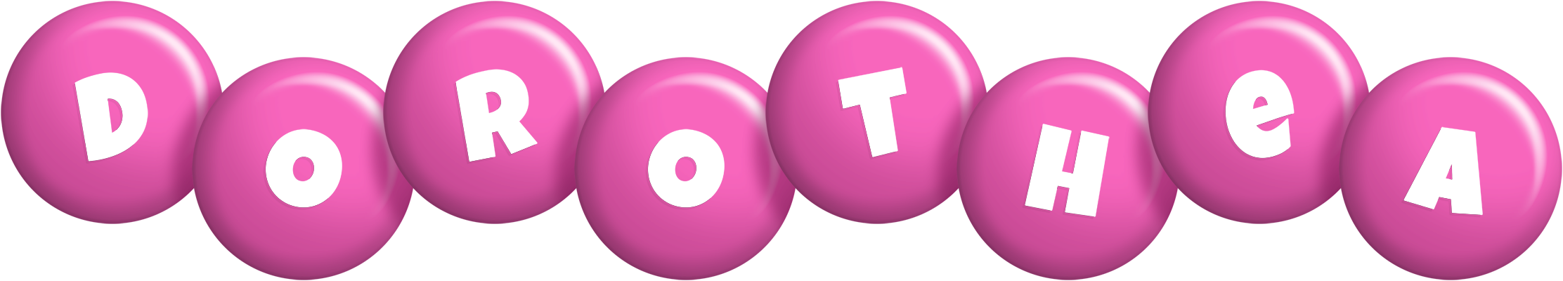 Dorothea candy-pink logo