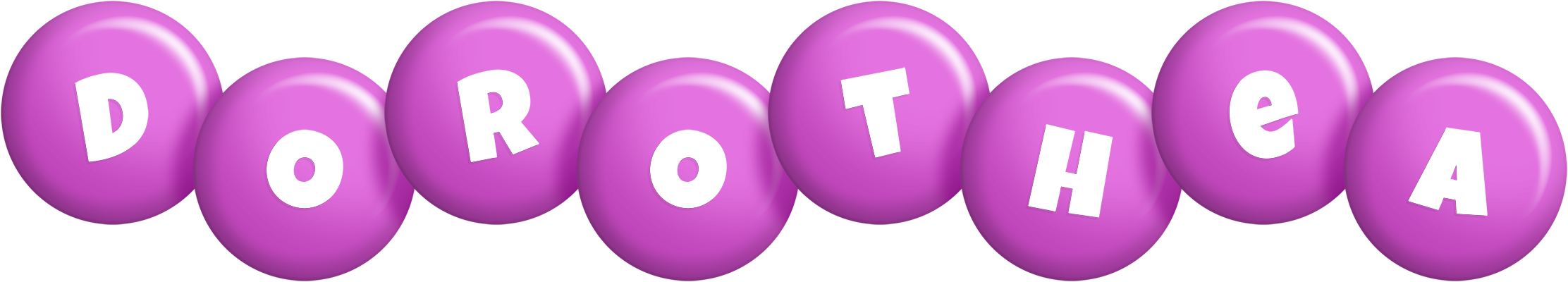 Dorothea candy-purple logo
