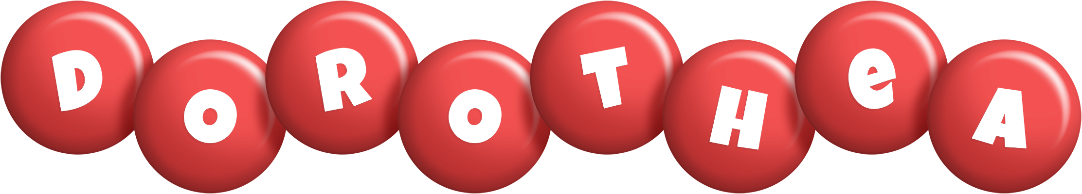 Dorothea candy-red logo