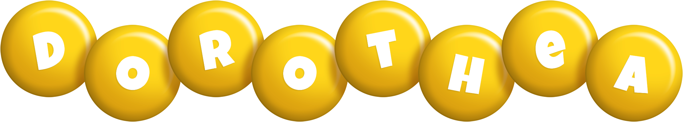 Dorothea candy-yellow logo