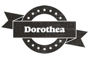 Dorothea grunge logo