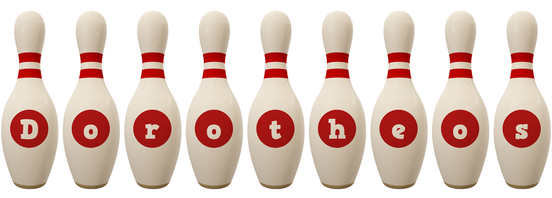 Dorotheos bowling-pin logo