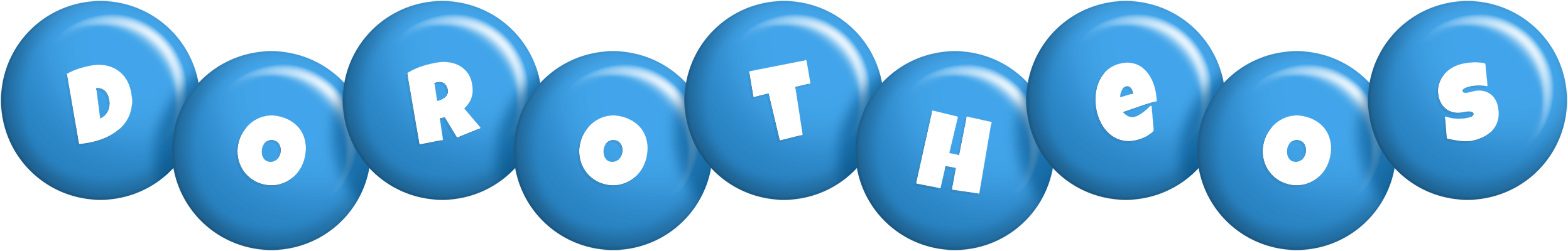 Dorotheos candy-blue logo