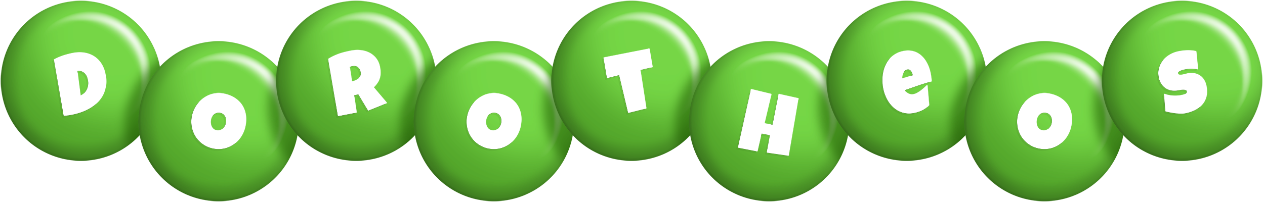 Dorotheos candy-green logo