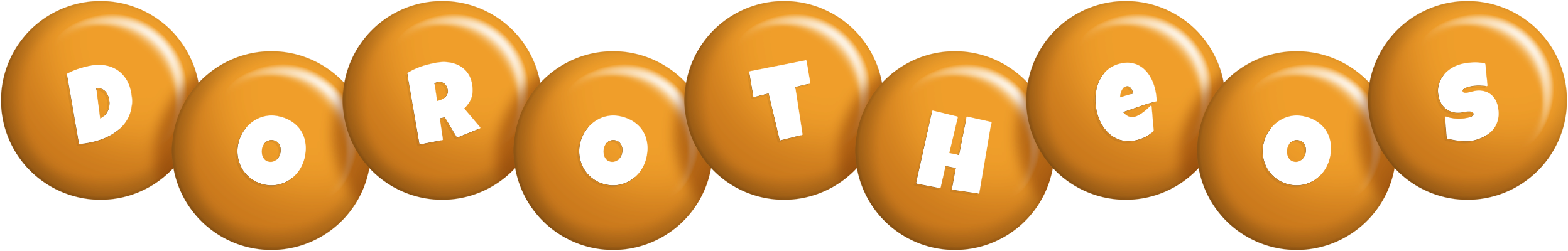 Dorotheos candy-orange logo