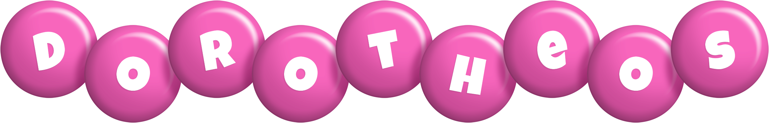 Dorotheos candy-pink logo