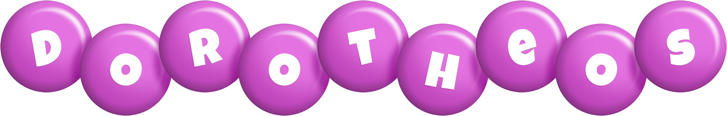 Dorotheos candy-purple logo