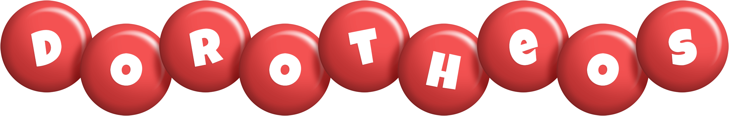 Dorotheos candy-red logo