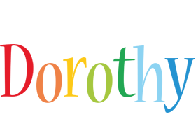 Dorothy birthday logo