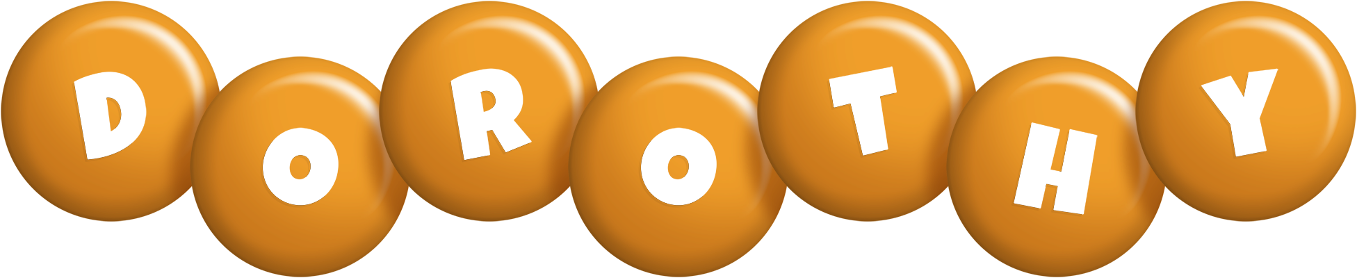 Dorothy candy-orange logo