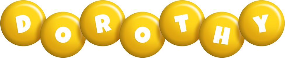 Dorothy candy-yellow logo