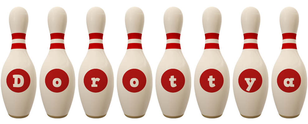 Dorottya bowling-pin logo