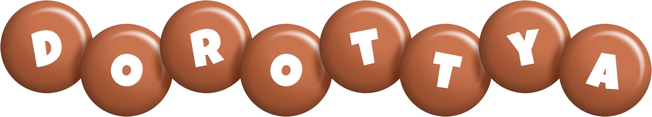 Dorottya candy-brown logo