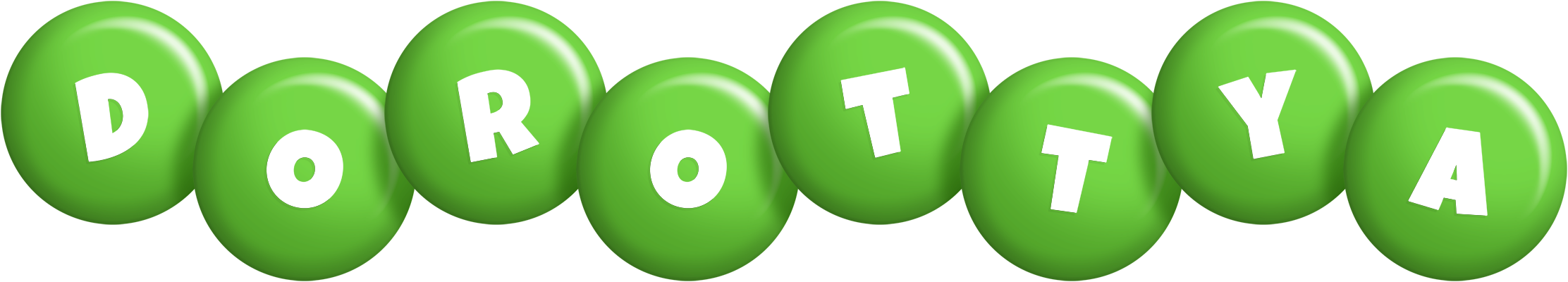 Dorottya candy-green logo
