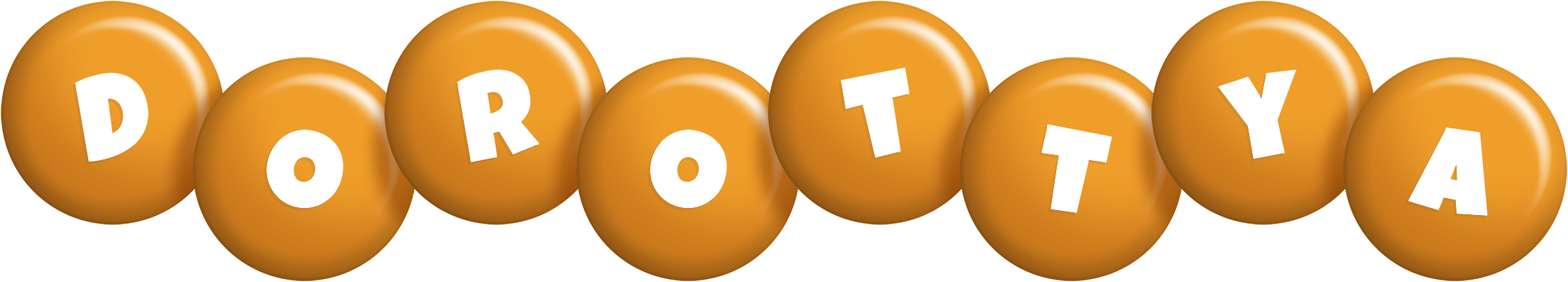 Dorottya candy-orange logo
