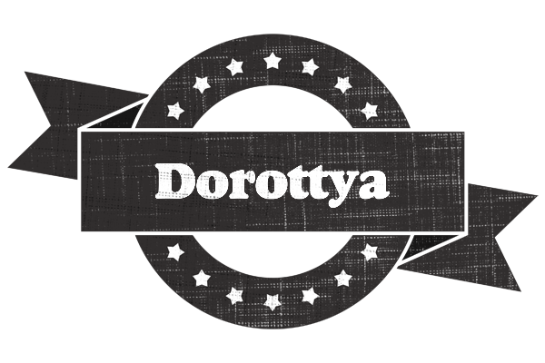 Dorottya grunge logo