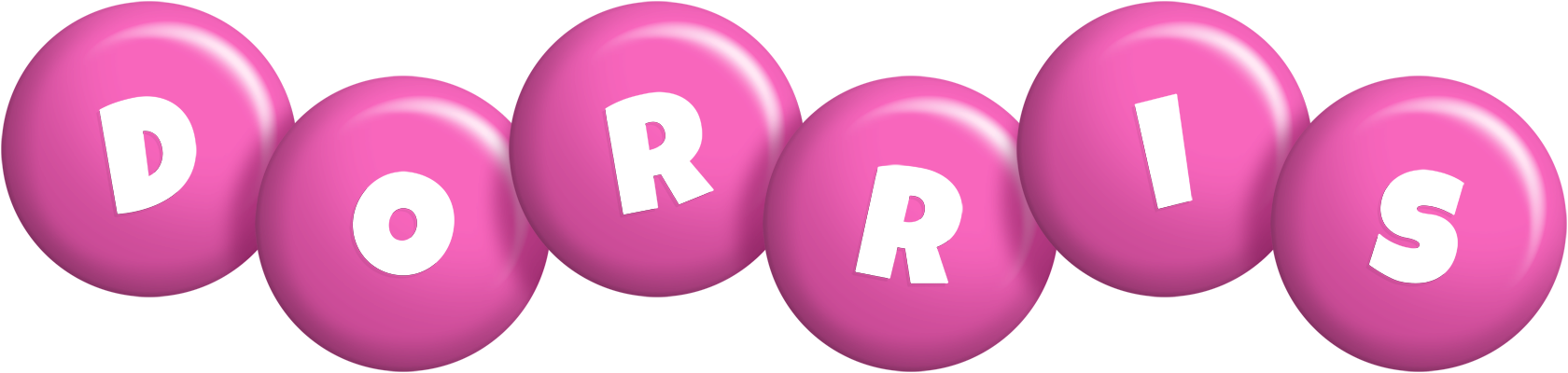 Dorris candy-pink logo