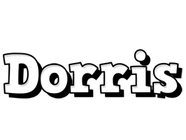 Dorris snowing logo