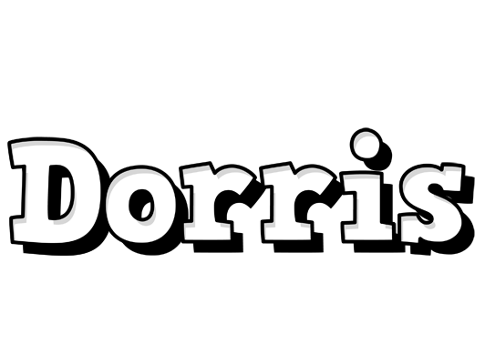 Dorris snowing logo