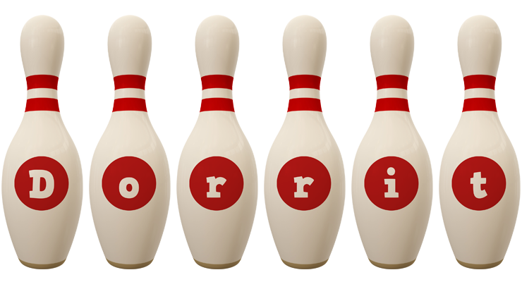 Dorrit bowling-pin logo