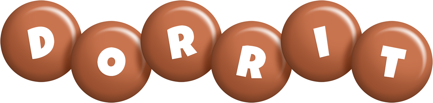 Dorrit candy-brown logo