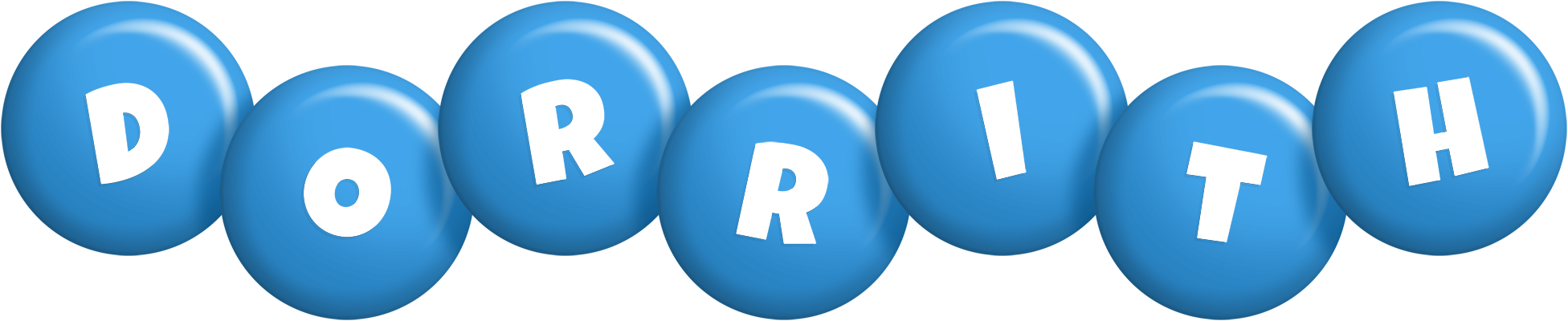 Dorrith candy-blue logo