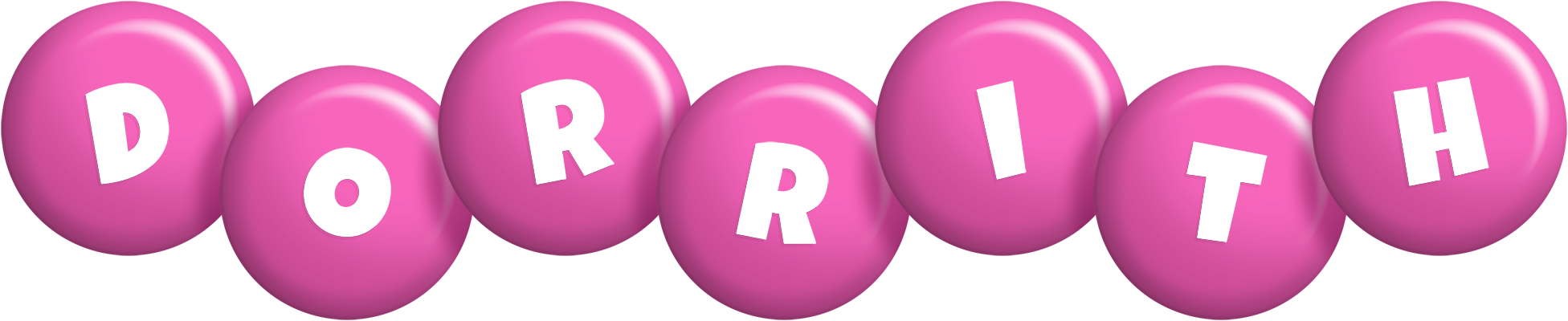 Dorrith candy-pink logo