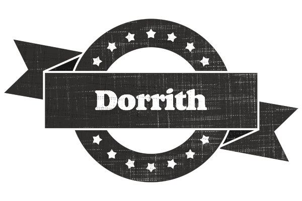 Dorrith grunge logo