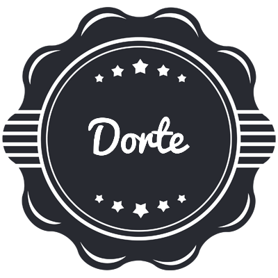 Dorte badge logo