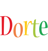 Dorte birthday logo