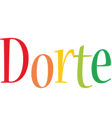 Dorte birthday logo