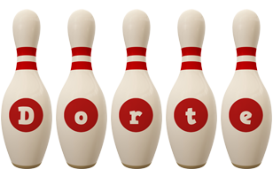 Dorte bowling-pin logo